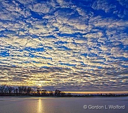 Clouded Sunrise_31408-9.jpg - Photographed along the Rideau Canal Waterway near Smiths Falls, Ontario, Canada.